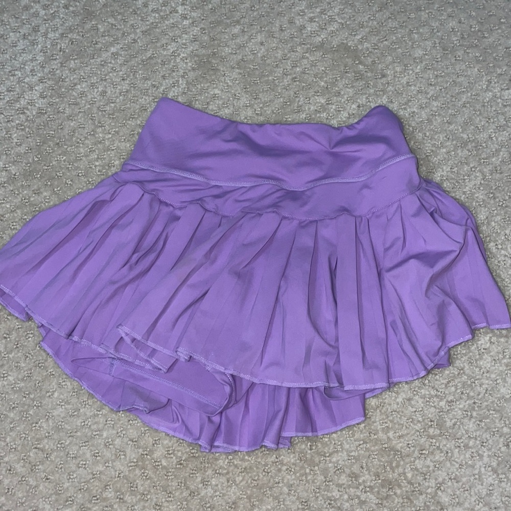 Purple gold hinge skirt
